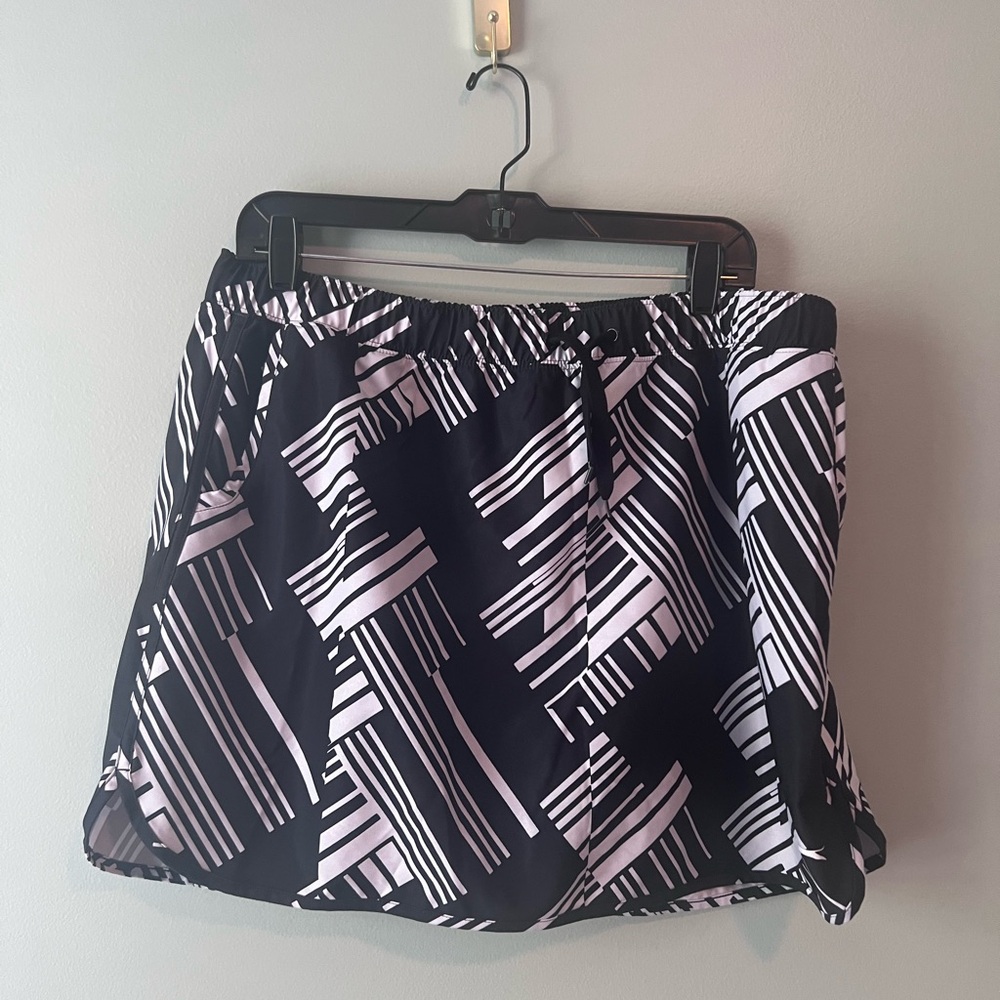Slazenger Black and White Golf Skirt
